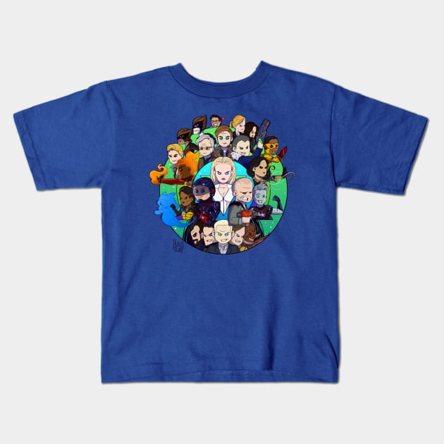 Legends of Tomorrow Kids T-Shirt by travistruant